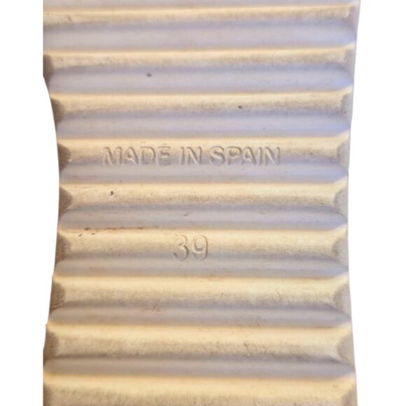 Ochre ANTHROPOLOGIE SZ Blockprint Dapohne Jute Sneaker sz 39/ 8.5 - Picture 11 of 11